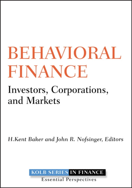 Binding: Hardcover
Description: A definitive guide to the growing field of behavioral finance This reliable resource provides a comprehensive view of behavioral finance and its psychological foundations as well as its applications to finance.