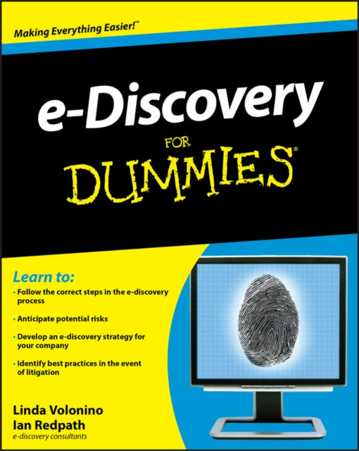 Binding: Paperback
Description: Discover the process of e - discovery and put good practices in place. Electronic information involved in a lawsuit requires a completely different process for management and archiving than paper information.