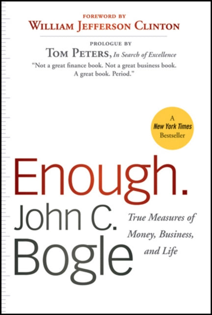 Binding: Paperback
Description: John Bogle puts our obsession with financial success in perspective Throughout his legendary career John C.