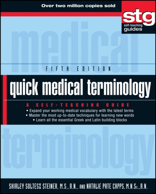 Binding: Paperback
Description: Quick Medical Terminology has long been relied on by students and medical professionals looking to build or update their medical vocabulary.