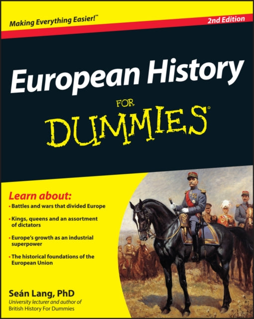 Binding: Paperback
Description: The rich variety of Europe's history rolled into one thrilling account.
Title: European History For Dummies
Author(s): Lang Sean
Publisher: John Wiley & Sons Inc
Barcode: 9780470978184
Pages: 448 Pages
Publication Date: 3/14/2011
Category: European History