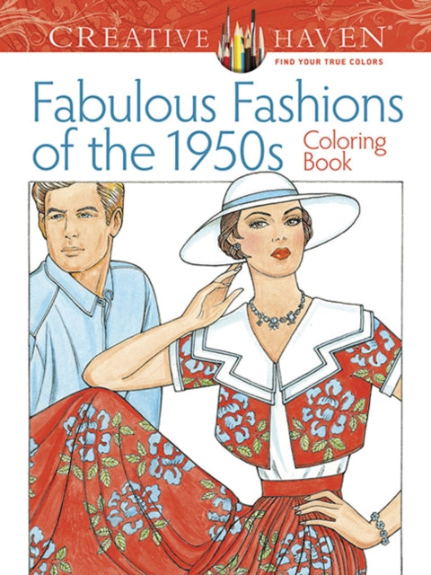 Binding: Paperback
Description: Step back in time with these 31 beautifully illustrated pages of styles from the 1950s. Add vibrant color to a terrific variety of outfits from full skirts that accentuate tiny waistlines to cardigans and capri pants as well as men's attire for both business and casual wear.