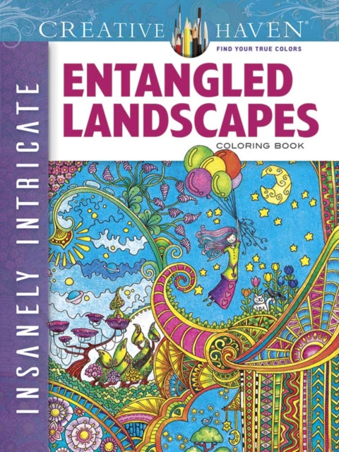 Binding: Paperback
Description: Picture yourself in a panorama of giant flowers mushroom - shaped houses grinning suns and snoozing moons with spaceships soaring between the stars. Then let your imagination run riot when you color these 31 fabulously detailed fantasy landscapes.