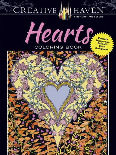 Binding: Paperback
Description: Celebrate love with these 31 stunning heart designs to color. Each full - page illustration is printed on a black background so it's easy to create sensational eye - popping images of hearts surrounded by delicate flowers butterflies stars and other romantic motifs.