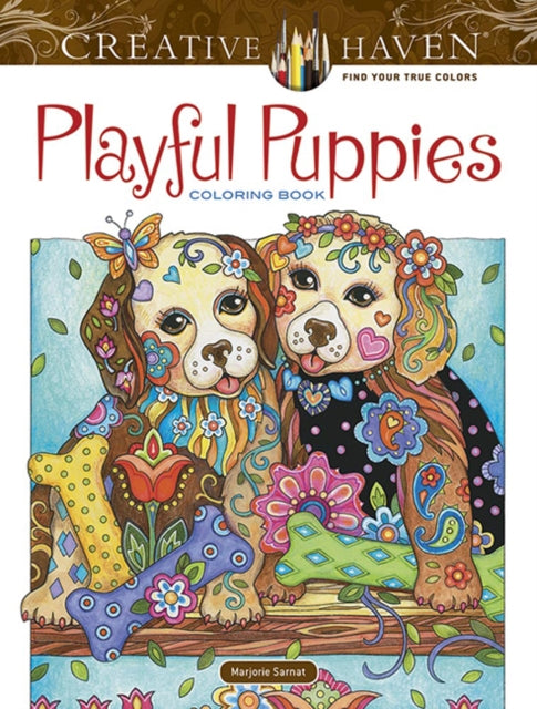 Binding: Paperback
Description: From the artist who illustrated the bestselling Creative Haven Dazzling Dogs Coloring Book comes an equally appealing follow - up this time with 31 illustrations of puppies.