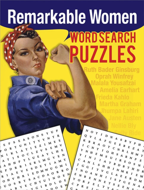 Binding: Paperback
Description: Select Guide Rating
Title: Remarkable Women Word Search Puzzles
Author(s): Waldrep M. C.
Publisher: Dover Publications Inc.
Barcode: 9780486828169
Pages: 128 Pages
Publication Date: 11/14/2018
Category: Trivia & Quiz Question Books