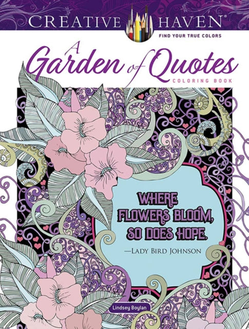 Binding: Paperback
Description: Select Guide Rating
Title: Creative Haven A Garden Of Quotes Coloring Book
Author(s): Boylan Lindsey
Publisher: Dover Publications Inc.