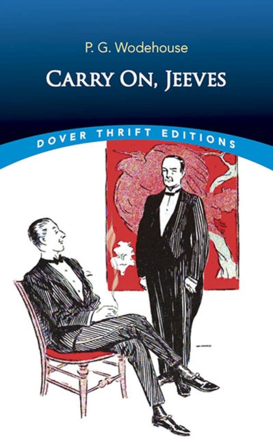 Binding: Paperback
Description: Select Guide Rating
Title: Carry On Jeeves
Author(s): Wodehouse P. G.
Publisher: Dover Publications Inc.
Barcode: 9780486848952
Pages: 208 Pages
Publication Date: 2/16/2022
Series: Thrift Editions
Category: Classic Fiction