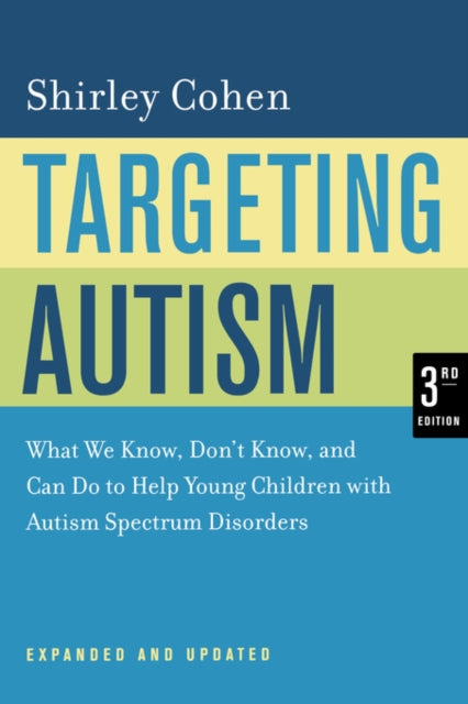 Binding: Paperback
Description: First published in 1998, this book is useful for those who live with or care about a young child with autism. It charts the dynamics of the autism world in the first years of the twenty - first century.