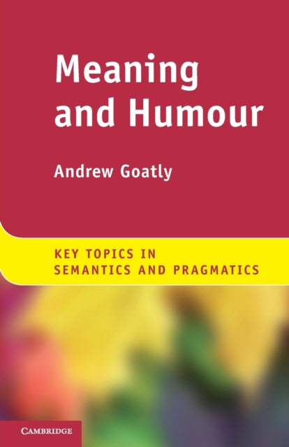 Binding: Paperback
Description: How are humorous meanings generated and interpreted? Understanding a joke involves knowledge of the language code (a matter mostly of semantics) and background knowledge necessary for making the inferences to get the joke (a matter of pragmatics).