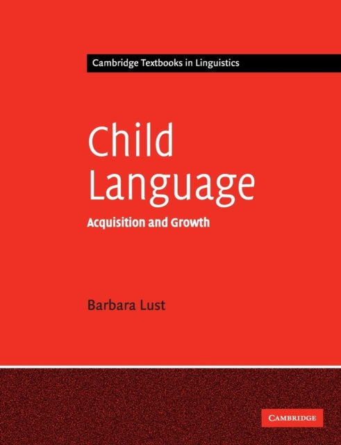 Binding: Paperback
Description: Language is a skill that young children master with incredible ease and speed and the remarkable way in which they achieve this has long fascinated linguists and developmental psychologists alike.