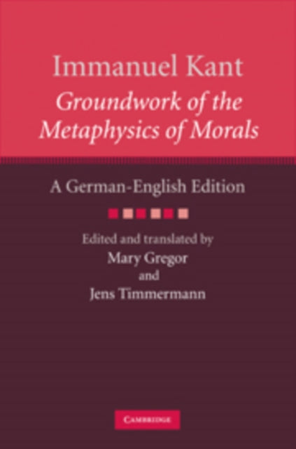 Binding: Hardcover
Description: This volume contains the first facing - page German - English edition of Kant's Groundwork of the Metaphysics of Morals.