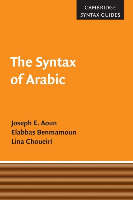 Binding: Paperback
Description: Recent research on the syntax of Arabic has produced valuable literature on the major syntactic phenomena found in the language.