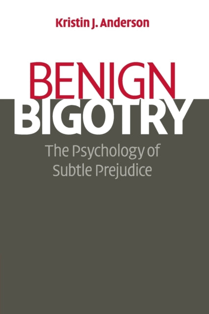 Binding: Paperback
Description: While overt prejudice is now much less prevalent than in decades past subtle prejudice - prejudice that is inconspicuous indirect and often unconscious - continues to pervade our society.