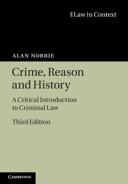 Binding: Paperback
Description: Many books seek to explain the general principles of the criminal law.