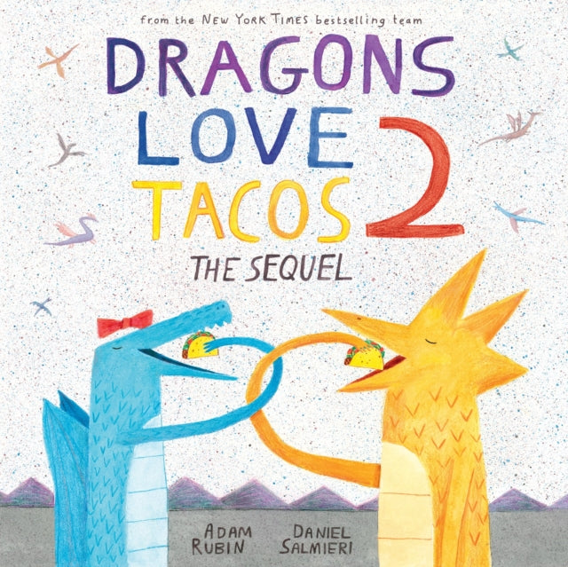 Binding: Hardcover
Title: Dragons Love Tacos 2: The Sequel
Author(s): Rubin Adam, Daniel Salmieri
Publisher: Penguin Putnam Inc
Barcode: 9780525428886
Pages: 48 Pages, Full-Color Illustrations
Publication Date: 5/2/2017
Category: Humorous Stories (Children's / Teenage)