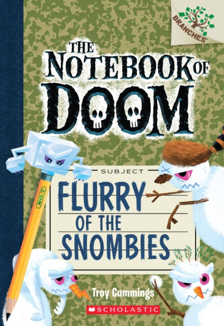 Binding: Paperback
Title: Flurry Of The Snombies: A Branches Book (The Notebook Of Doom #7)
Author(s): Cummings Troy, Troy Cummings
Publisher: Scholastic Inc.