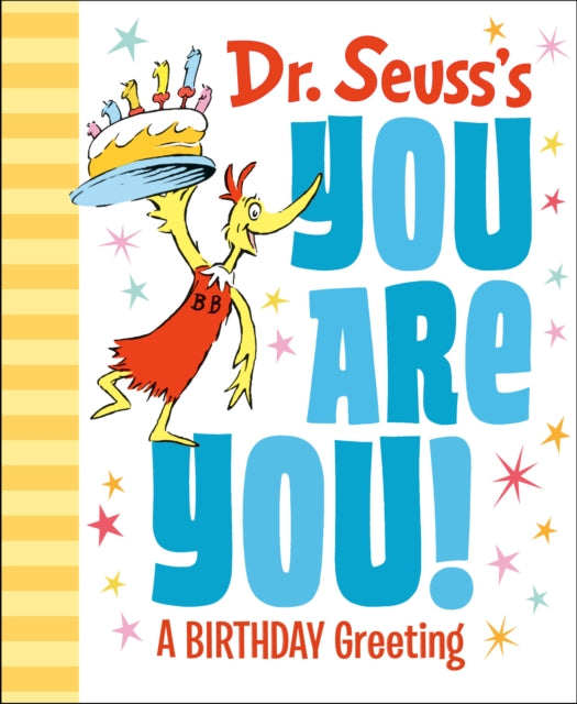 Description: Say Happy Birthday to someone special with this small hardcover gift book featuring art by Dr. Seuss! An ideal choice instead of a greeting card it includes unrhymed lines about individuality and embracing one's unique self! Take a journey with the Great Birthday Bird of Katroo - - and other Dr.