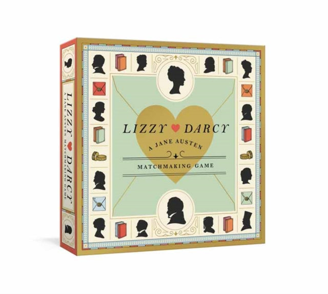 Binding: Specialty Items
Description: Test your Jane Austen IQ as you help your favorite characters make their perfect romantic matches with this charming Pride and Prejudice meets Chutes and Ladders board game.