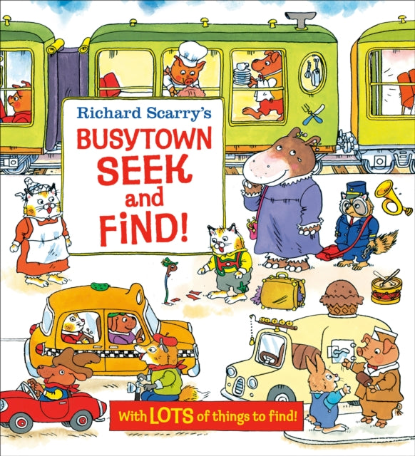 Binding: Special Bindings
Description: Keep little ones busy with Richard Scarry's Busytown Seek and Find! board book featuring Huckle Cat Lowly Worm Goldbug and more! Richard Scarry's Busytown is a lovely place with so much to see and do.