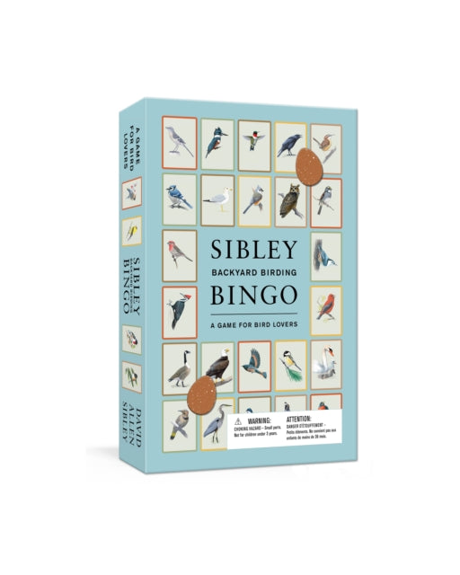 Binding: Specialty Items
Description: Calling all bingo players and birdwatchers to the table! This colorful and informative bingo game features 50 quintessential North American birds painted by preeminent birding authority David Sibley.