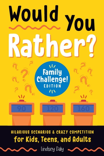 Binding: Paperback
Description: Can you beat everyone in your family at this awesome " Would You Rather" game? Can they beat you? Share some giggles with 160+ silly fun questions that make you think learn and laugh while trying to come out on top of the competition.