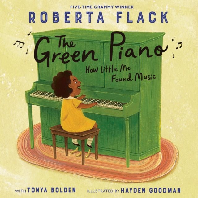 Binding: Hardcover
Description: This autobiographical picture book by the multiple Grammy Award - winning singer Roberta Flack recounts her childhood in a home surrounded by music and love: it all started with a beat - up piano that her father found in a junkyard repaired and painted green.