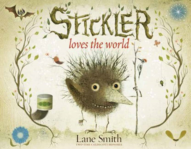 Binding: Hardcover
Description: From award - winning author/illustrator Lane Smith comes Stickler a woodland creature who reminds us to appreciate the everyday wonders we often ignore. In a picture book that's both silly and sweet readers will find Stickler's enthusiasm irresistible and see the world anew.