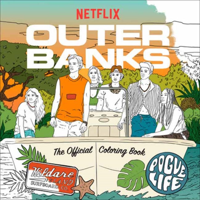 Worlds Random House - Outer Banks: The Official Coloring Book - Paperback