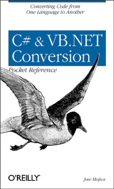 Binding: Paperback
Description: This pocket reference aims to helps make the switch from C# to Visual Basic. NET and vice versa. Differences between the two languages occur in three main areas: syntax object - oriented principles and the Visual Studio. NET IDE.