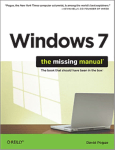 Binding: Paperback
Description: In early reviews geeks raved about Windows 7. But if you're an ordinary mortal learning what this new system is all about will be challenging. Fear not: David Pogue's Windows 7: The Missing Manual comes to the rescue.