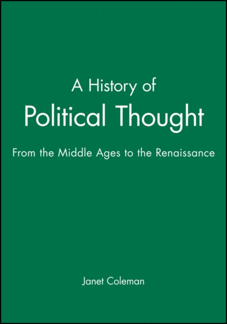 Binding: Paperback
Description: This volume continues the story of European political theorising by focusing on medieval and Renaissance thinkers.