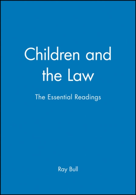 Binding: Paperback
Description: A collection of articles written on children and the law covering the essential areas of: child victimization; the reliability of children's accounts; truth and lies; children and the legal system; and children as perpetrators.