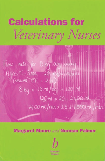 Binding: Paperback
Description: Helps veterinary nurses with various types of calculations. This book includes numerous worked examples to develop the reader's confidence in carrying out the procedures involved.