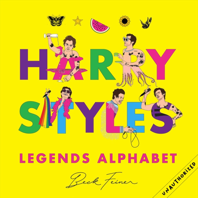 Binding: Hardcover
Description: From Watermelon Sugar to Adore You Matilda to As It Was Harry Styles Legends Alphabet is a swooning pop - filled voyage through the greatest hits of Britain's brightest star. Put on your flashiest suit jacket (or dress!) and get ready to fall head - over - heels for Harry Styles.