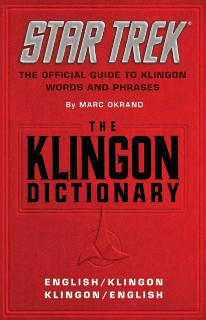 Okrand Marc - Klingon Dictionary English/ Klingon Klingon/ English - Paperback
