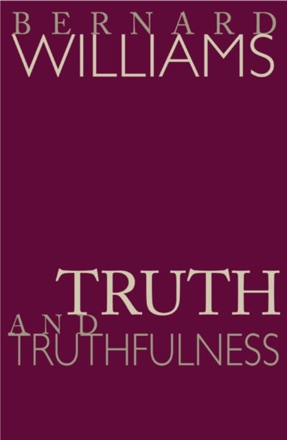 Binding: Paperback
Description: What does it mean to be truthful? What role does truth play in our lives? What do we lose if we reject truthfulness? No philosopher is better suited to answer these questions than Bernard Williams.