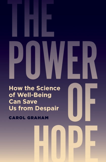 Binding: Hardcover
Description: Why hope matters as a metric of economic and social well - being In a society marked by extreme inequality of income and opportunity why should economists care about how people feel? The truth is that feelings of well - being are critical metrics that predict future life outcomes.