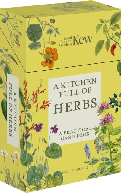 Binding: Toys & Hobbies
Description: A practical card deck packed with simple growing and cooking tips to help you fill your kitchen with herbs. Organised by flavours and uses to enhance your cooking and boost your health with culinary plants. Supported by experts at the English Royal Botanic Gardens UK.