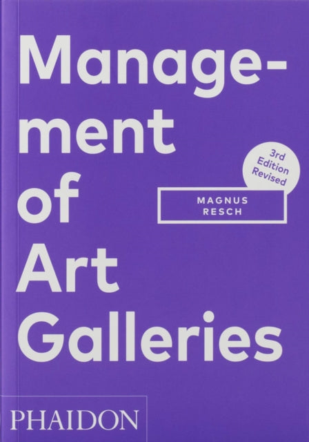 Resch Magnus - Management Of Art Galleries - Paperback