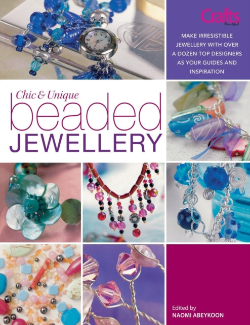 Binding: Paperback
Description: Presents a collection of 55 beaded jewellery projects. This work helps you to create necklaces cute charm bracelets earrings and watches from a range of beads. It explores a variety of easy - to - follow techniques including bead - weaving bead stitching and twisting wire.