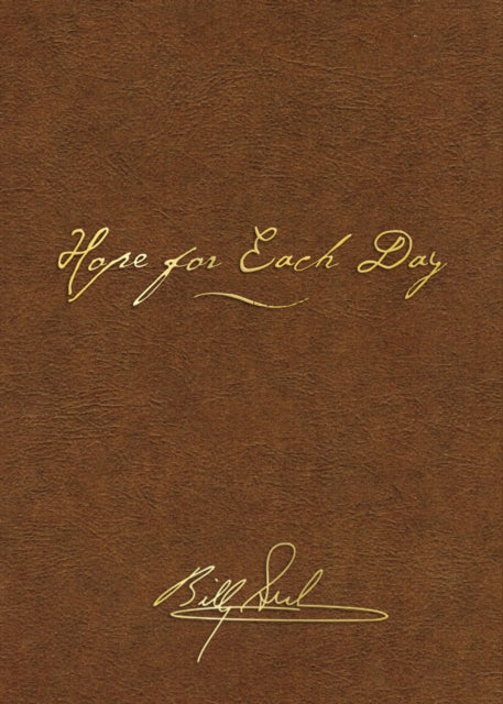 Binding: Special Bindings
Description: Beloved inspirational author and pastor Billy Graham understood the importance of hope. Having hope translates to living a life full of peace joy and love. God's Word overflows with hope throughout its pages - - all the way from Genesis to Revelation.