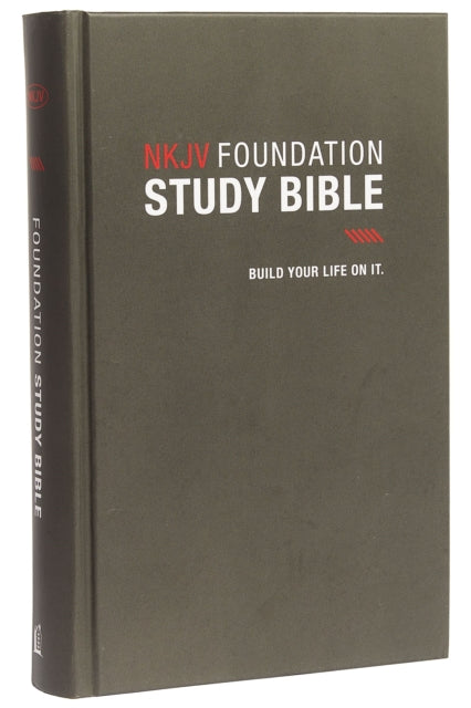 Binding: Hardcover
Description: The perfect foundation for Bible study and the Christian life. Build your life on it! . The NKJV Foundation Study Bible features an approachable and easy - to - use layout with straightforward and broad study notes that help you discover the beauty and truth of God's Word.