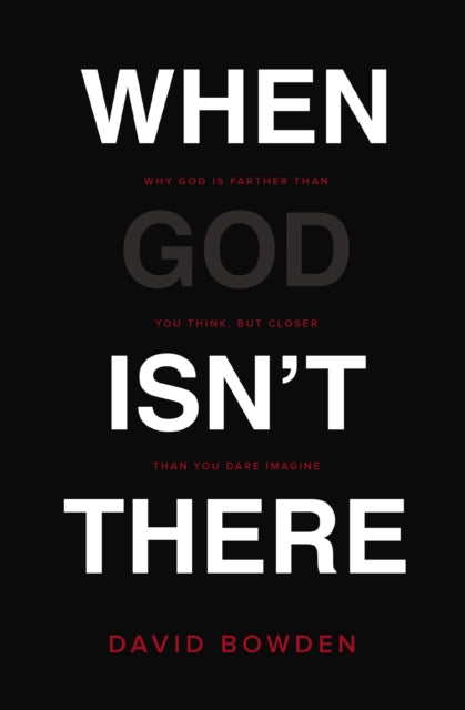 Binding: Paperback
Description: Why does God feel so far away? Why is my worship so empty? Has God left me? David Bowden knows these questions firsthand having wrestled for years with God's apparent absence and studying what the Bible says about it.