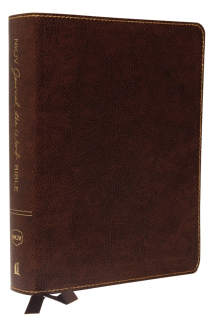 Binding: Special Bindings
Description: Large print journaling Bible with lined wide margins make this a perfect Bible for note - taking.