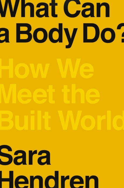 Binding: Hardcover
Description: The built world is constructed on a set of hidden assumptions. The design of a chair the shape of a doorknob the steps to a house: nearly everything human beings make is assistive technology meant to bridge the gap between body and world.
