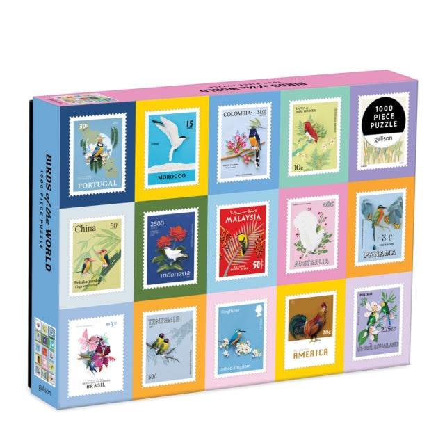 Binding: Toys & Hobbies
Description: The Birds of the World 1000 Piece Puzzle from Galison features the colorful botanical paper sculptures of Colombian paper artist and sculptor Diana Beltr n Herrera. 15 intricate bird paper scrulptures their country are shown on postage stamps.