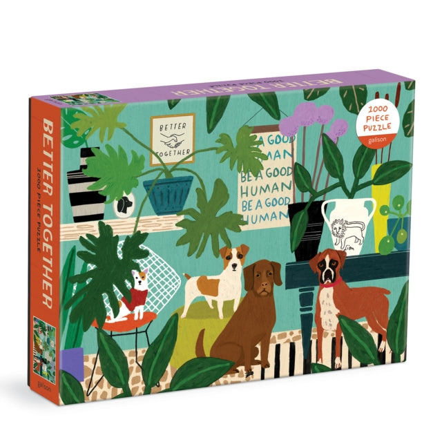 Binding: Toys & Hobbies
Title: Better Together 1000 Pc Puzzle
Author(s): Galison
Publisher: Galison
Barcode: 9780735371361
Publication Date: 1/18/2022
Category: Puzzles & Quizzes