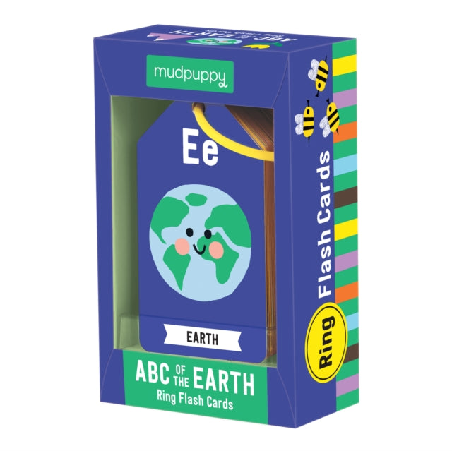 Binding: Toys & Hobbies
Description: ABC of the Earth Ring Flash Cards from Mudpuppy teaches children the letters of the alphabet with fun and colorful eco - friendly illustrations.