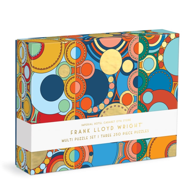 Binding: Toys & Hobbies
Description: The Frank Lloyd Wright Imperial Hotel Multi Puzzle Set includes three 250 Piece coordinating puzzles of Wright's iconic art. Galison puzzles are packaged in matte - finish sturdy boxes perfect for gifting reuse and storage.